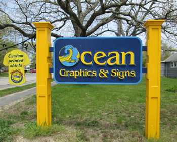 Ocean Graphics & Signs, based in East Hampton, New York, USA.
